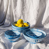 Medium bowl with hand painted designs - Liza Pruitt