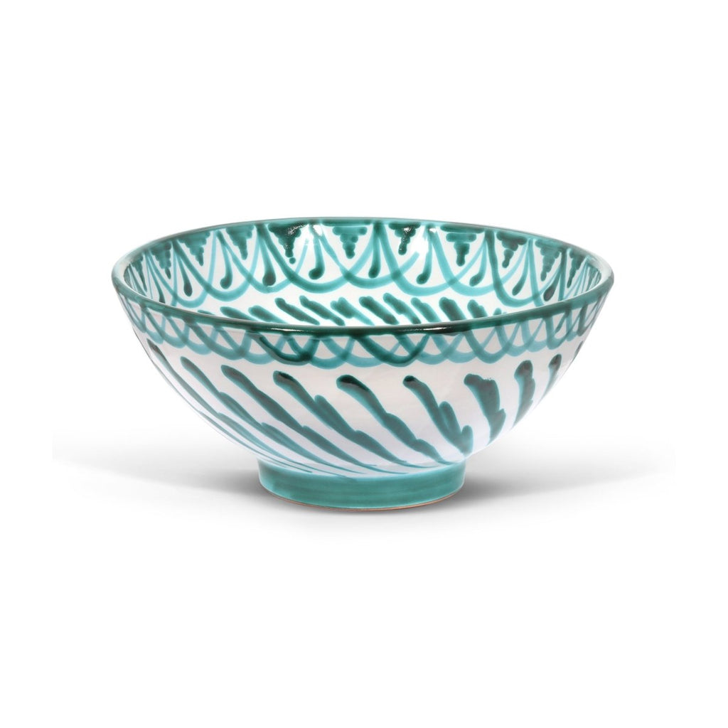 Medium bowl with hand painted designs - Liza Pruitt