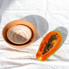 Medium bowl with peach glaze - Liza Pruitt