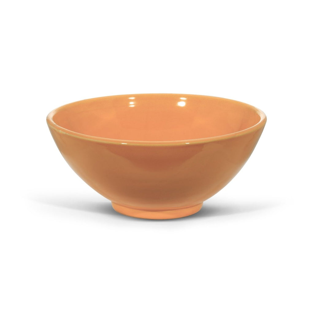 Medium bowl with peach glaze - Liza Pruitt