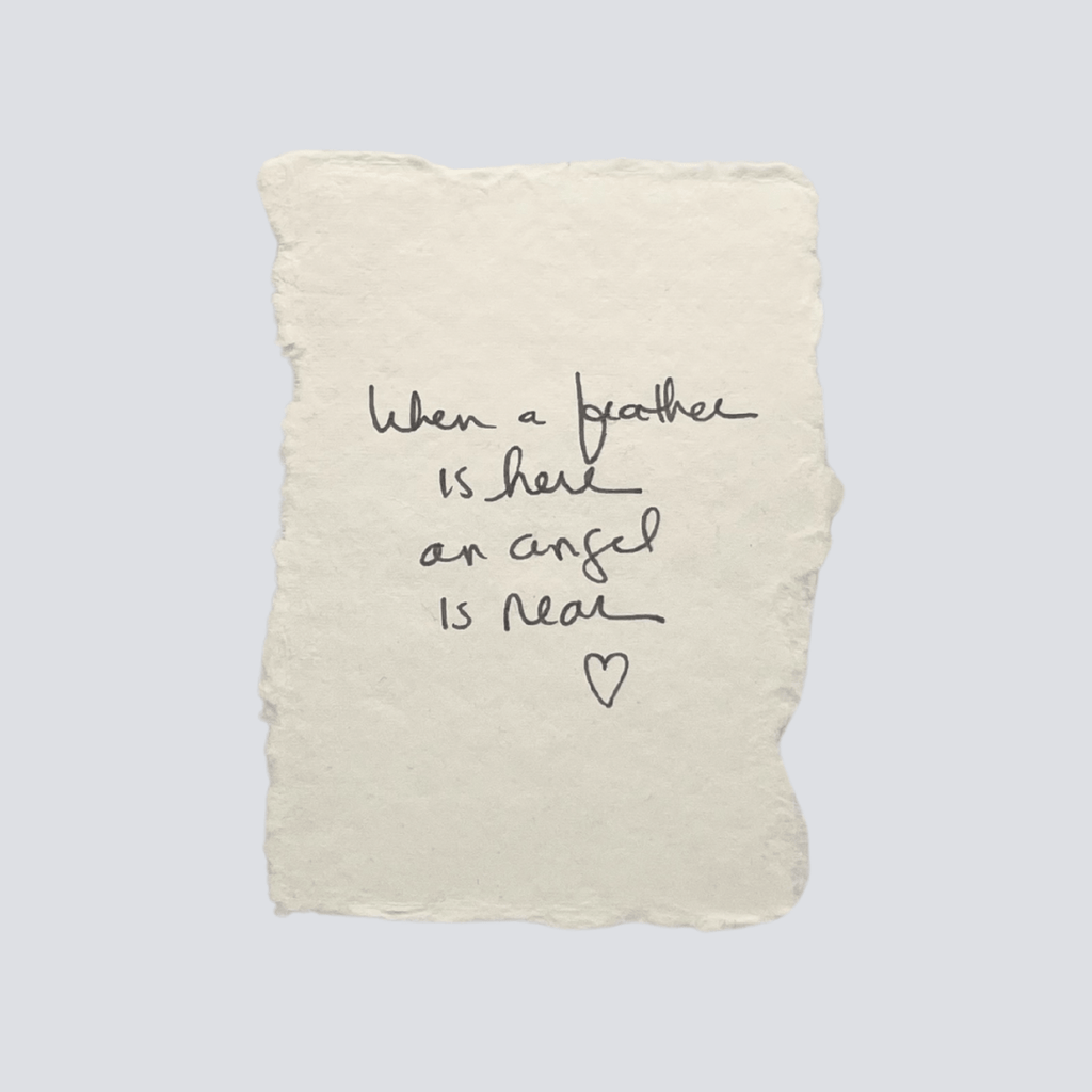 Medium Mustard Gold Angel Feather - Liza Pruitt