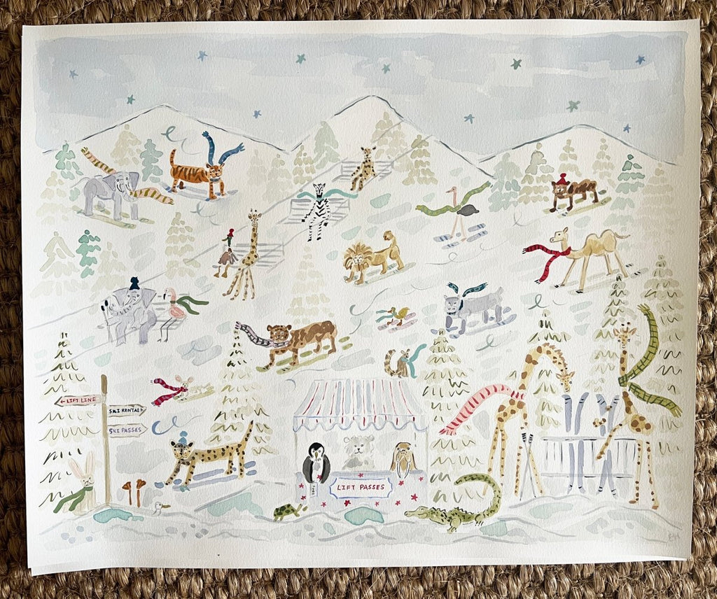 Menagerie Mountain | 16" h x 20" w | Original - Liza Pruitt