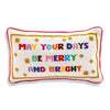 Merry & Bright Needlepoint Pillow - Liza Pruitt