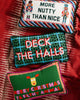 Merry Christmas Filthy Animal Needlepoint Pillow - Liza Pruitt