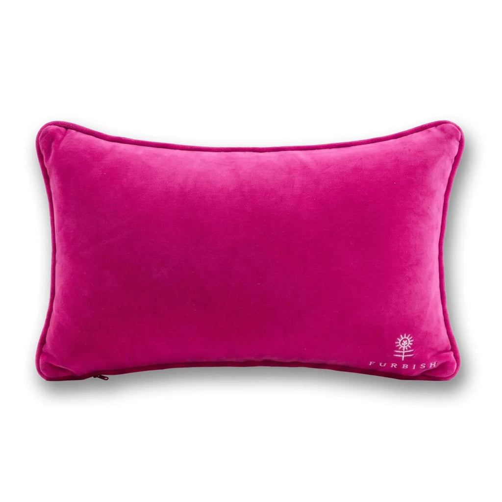 Merry Christmas Filthy Animal Needlepoint Pillow - Liza Pruitt