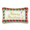 Merry Tini'd Needlepoint Pillow - Liza Pruitt
