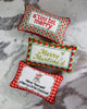 Merry Tini'd Needlepoint Pillow - Liza Pruitt