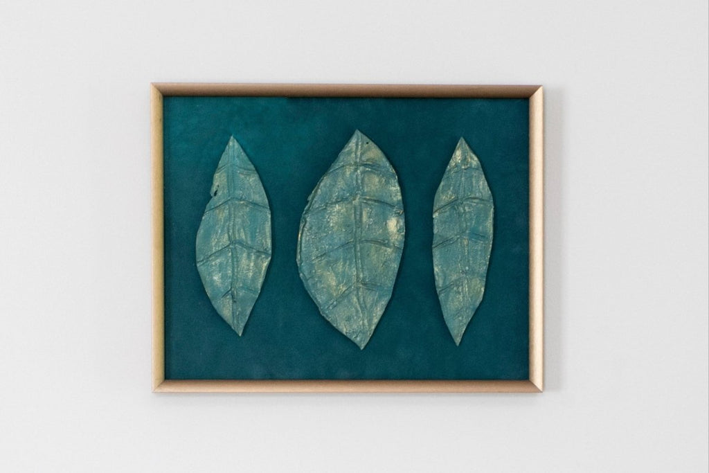 Mid Century Green Vardo Leaf Series I | 13" h x 16" w | Framed - Liza Pruitt