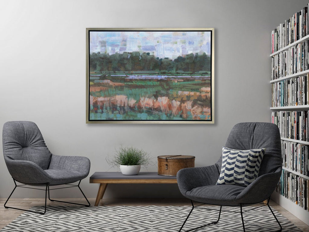 Mid Day Marsh - Open Edition Canvas Print - Liza Pruitt