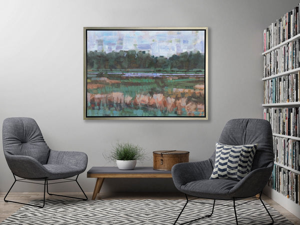 Mid Day Marsh - Open Edition Canvas Print - Liza Pruitt