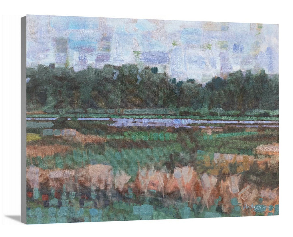 Mid Day Marsh - Open Edition Canvas Print - Liza Pruitt