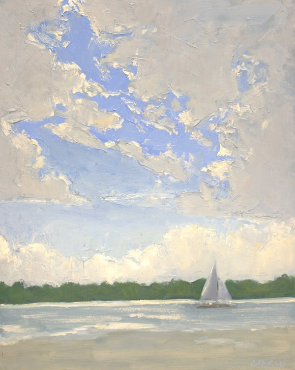 Mid - Day Sail | 20" h x 16" w - Liza Pruitt