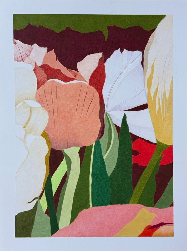 Mid - Spring Melange | 24" h x 18" w - Liza Pruitt