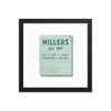 Millers All Day Framed Print - Liza Pruitt