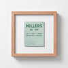 Millers All Day Framed Print - Liza Pruitt