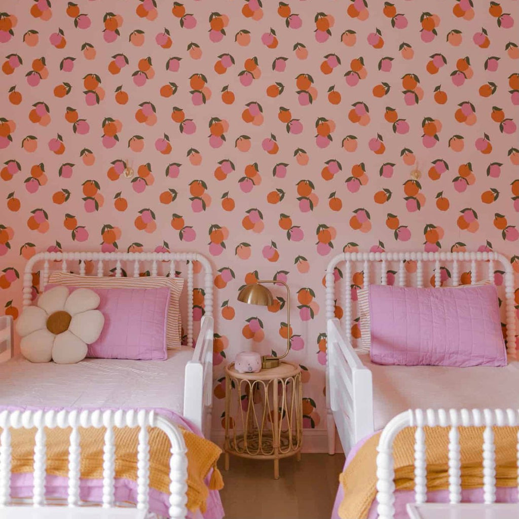 Millions of Peaches Wallpaper by KMBO Designs - Liza Pruitt