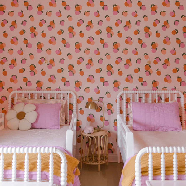 Millions of Peaches Wallpaper by KMBO Designs - Liza Pruitt