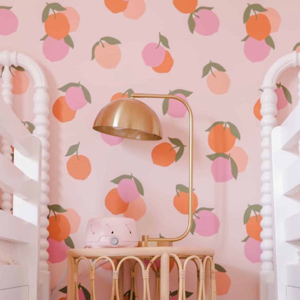 Millions of Peaches Wallpaper by KMBO Designs - Liza Pruitt
