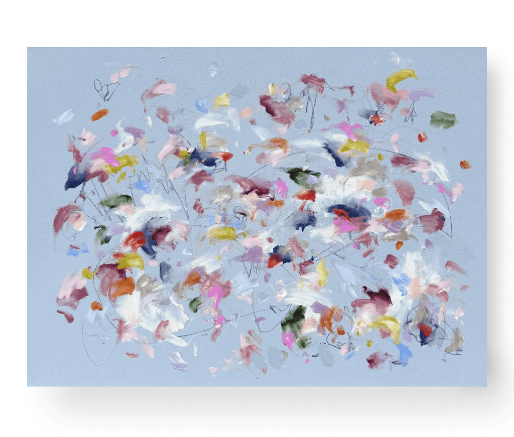 Mimosa Flight and a Long Overdue Reunion | 30" h x 40" w - Liza Pruitt