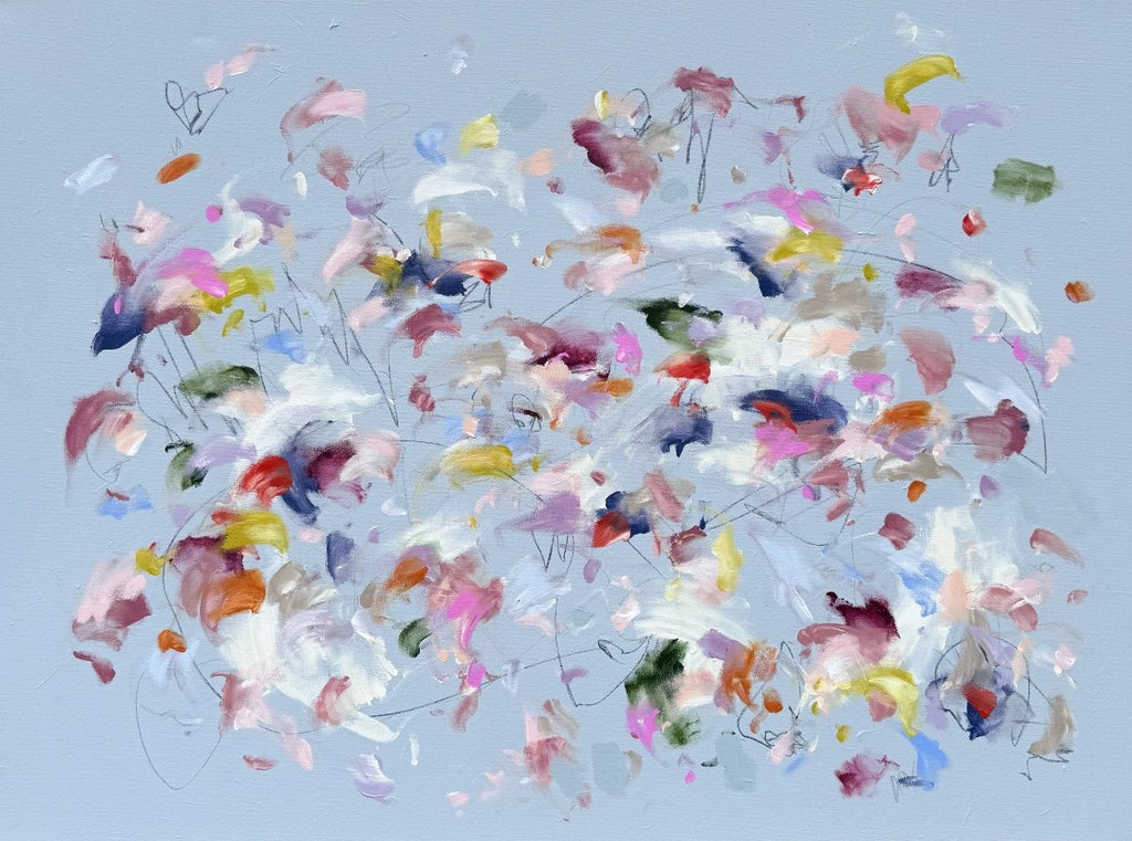 Mimosa Flight and a Long Overdue Reunion | 30" h x 40" w - Liza Pruitt