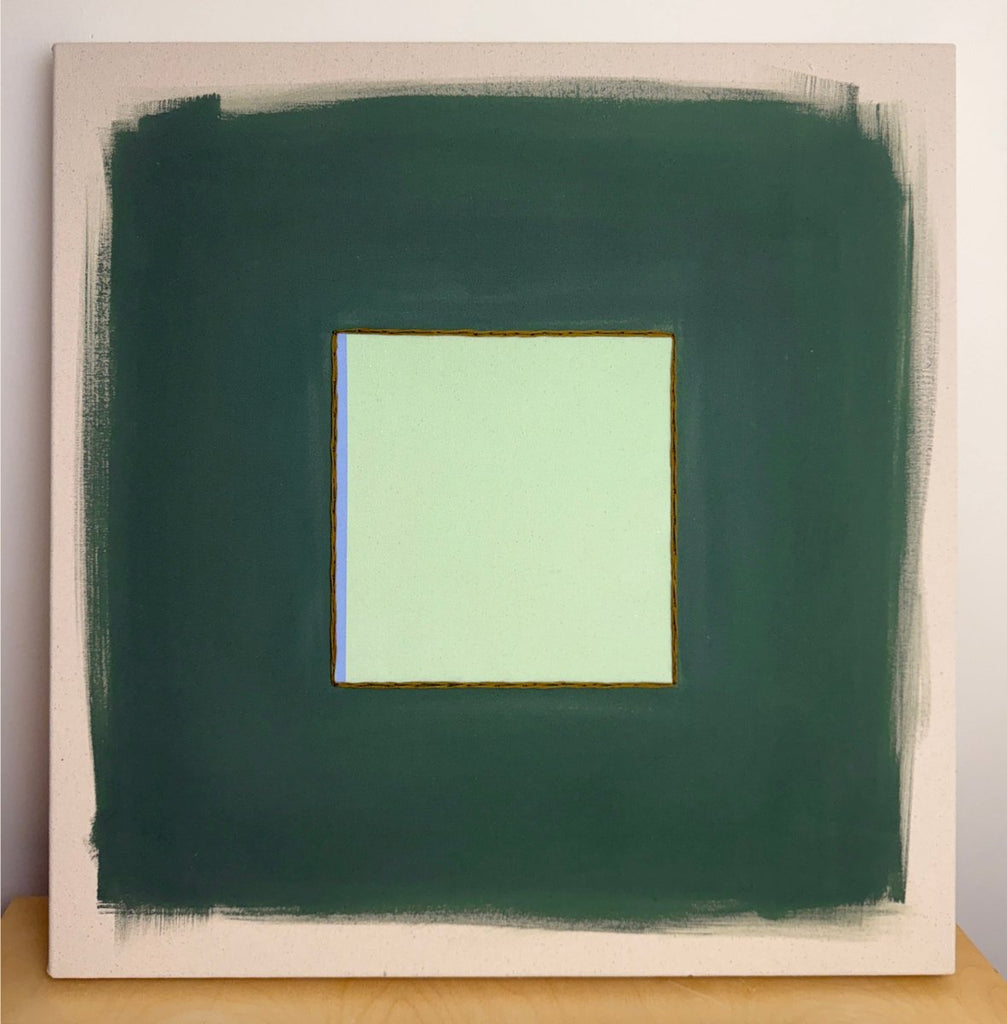 Mint Sage/Cabin Green With Olive | 24" h x 24" w - Liza Pruitt