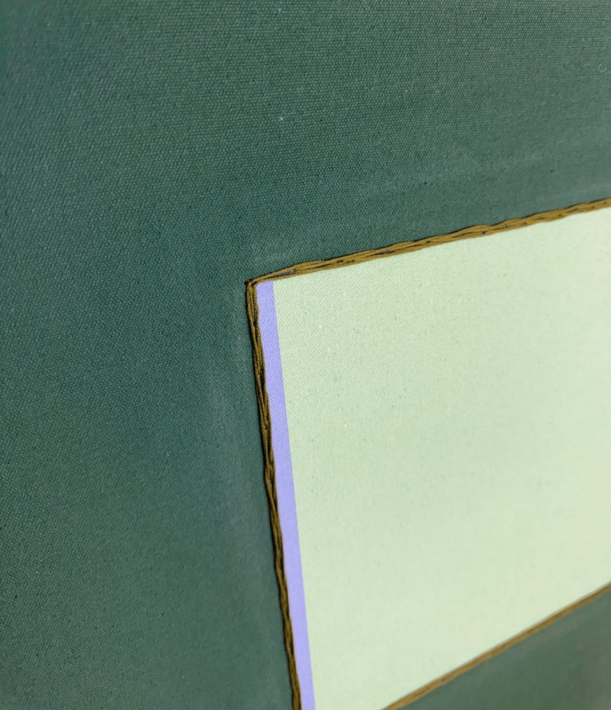 Mint Sage/Cabin Green With Olive | 24" h x 24" w - Liza Pruitt