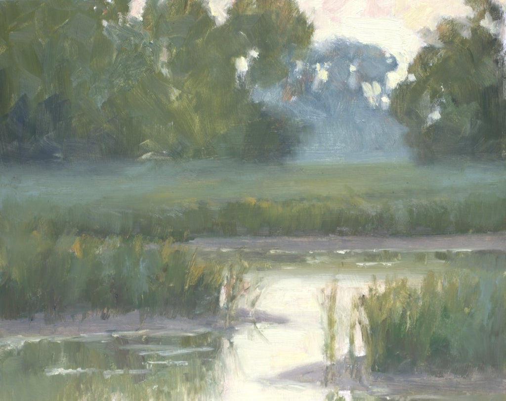 Misty Marsh Morning | 16" h x 20" w - Liza Pruitt