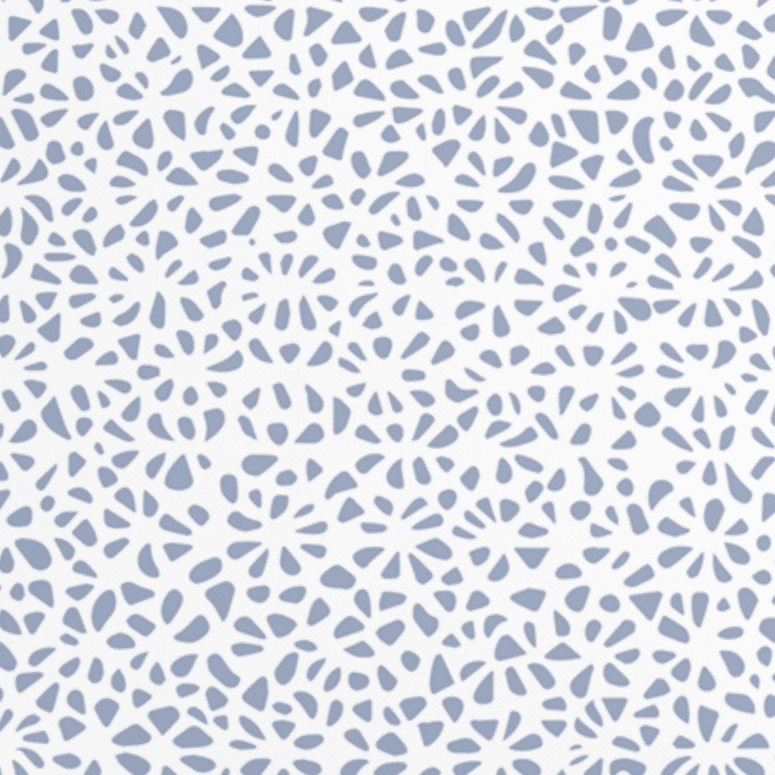 Modern Blue Pillow in Petal Party - Liza Pruitt