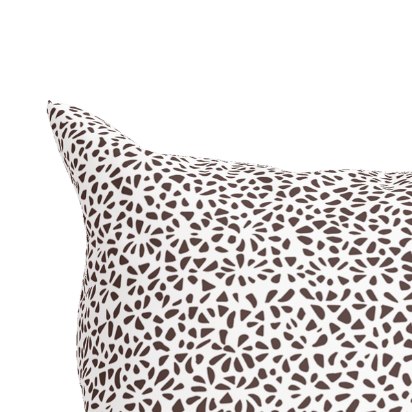 Modern Brown Pillow in Teselle - Liza Pruitt
