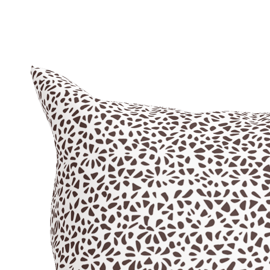 Modern Brown Pillow in Teselle - Liza Pruitt