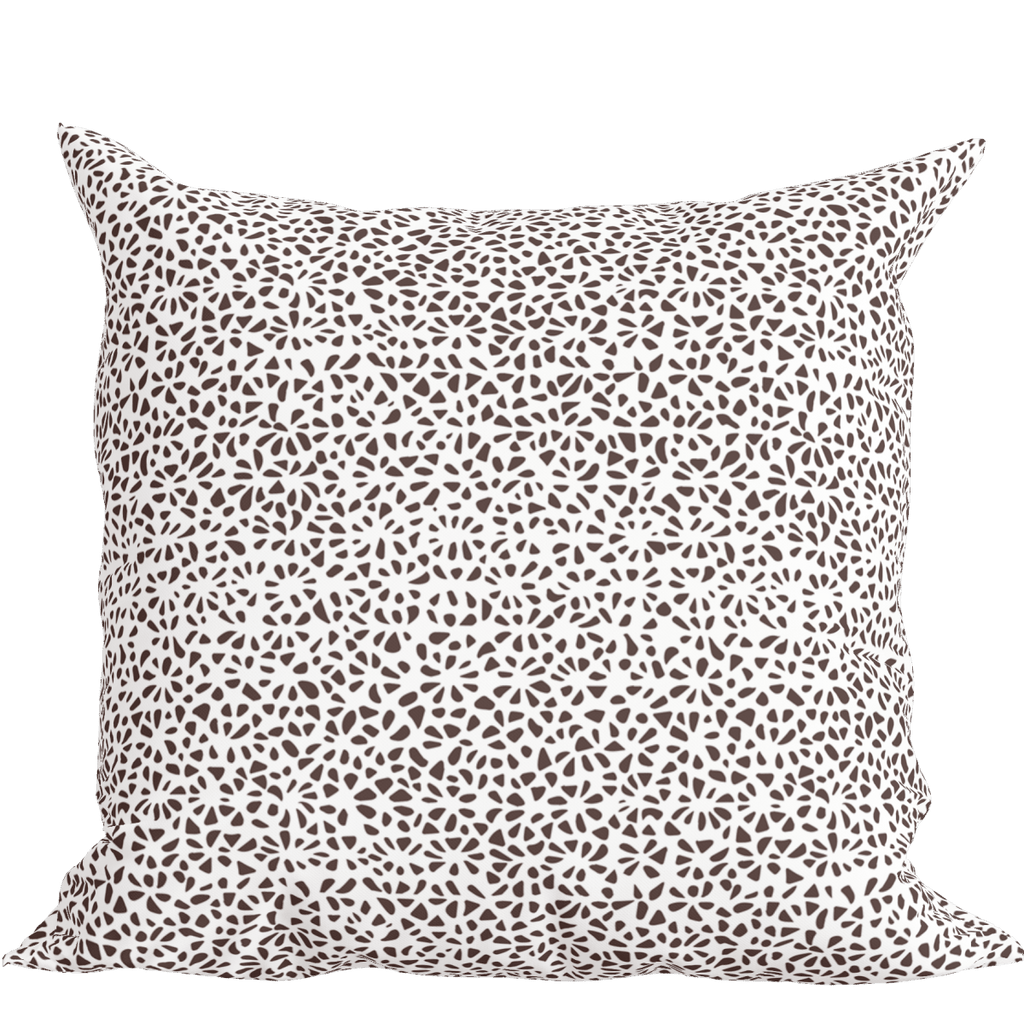 Modern Brown Pillow in Teselle - Liza Pruitt