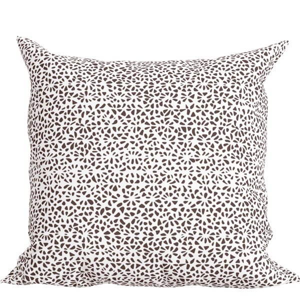 Modern Brown Pillow in Teselle - Liza Pruitt