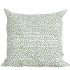 Modern Green Pillow in Tesselle - Liza Pruitt