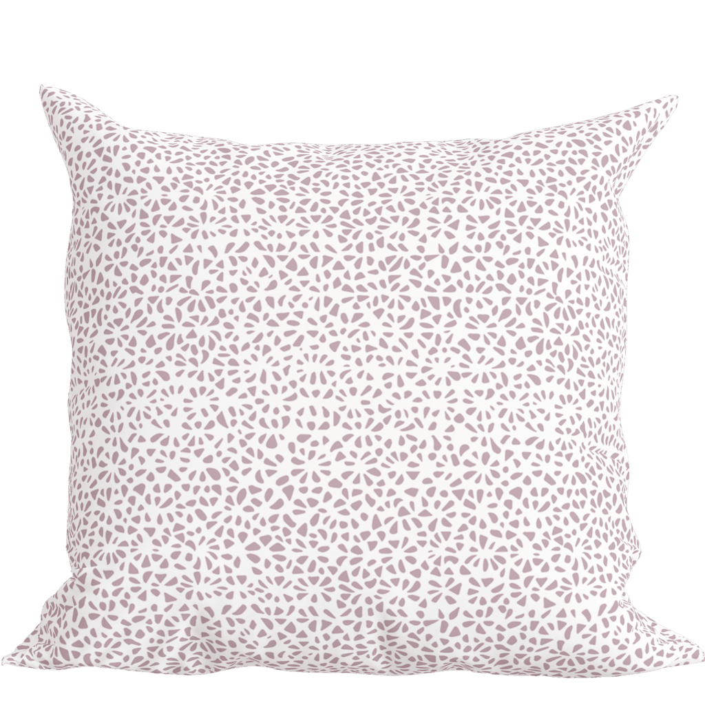 Modern Lilac Pillow in Tesselle - Liza Pruitt