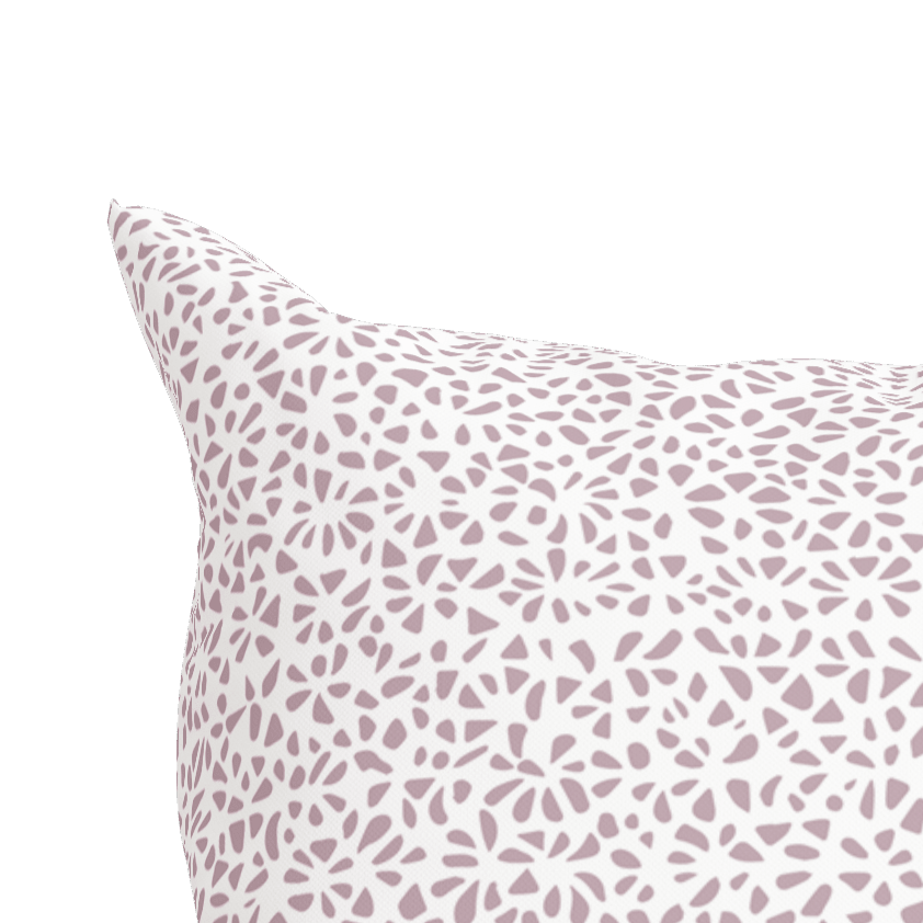 Modern Lilac Pillow in Tesselle - Liza Pruitt