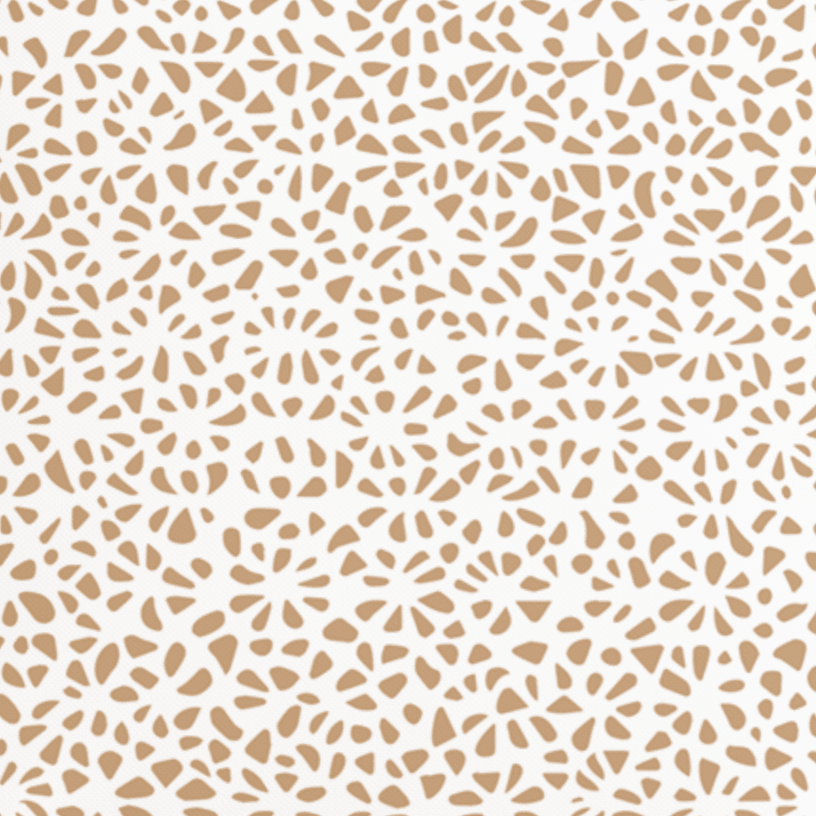 Modern Tan Pillow in Tesselle - Liza Pruitt