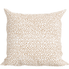 Modern Tan Pillow in Tesselle - Liza Pruitt