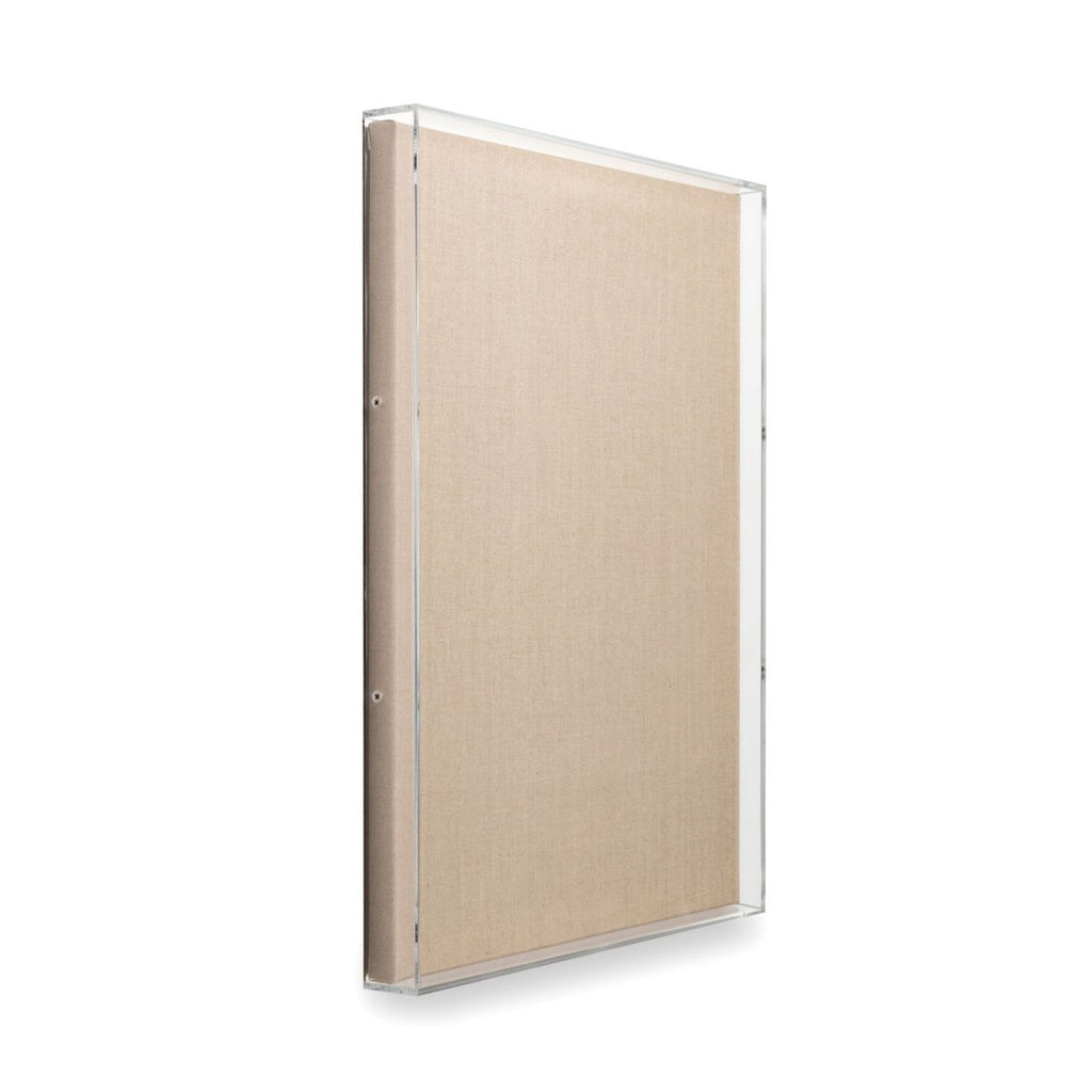 Modern UV - Grade Acrylic Shadowbox with Linen Canvas 2" Depth - Liza Pruitt