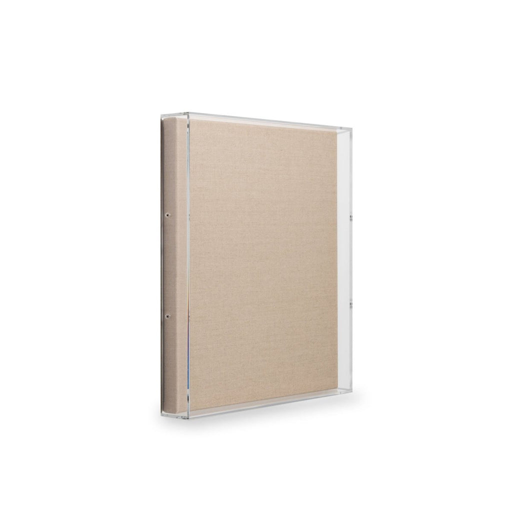 Modern UV - Grade Acrylic Shadowbox with Linen Canvas 2" Depth - Liza Pruitt