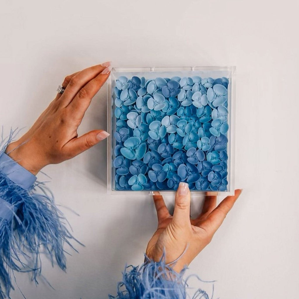 Modern UV - Grade Acrylic Shadowbox with Linen Canvas 2" Depth - Liza Pruitt