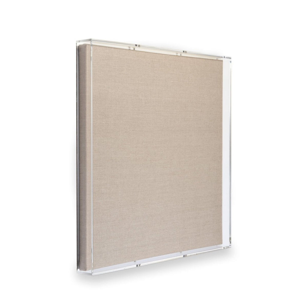Modern UV - Grade Acrylic Shadowbox with Linen Canvas 2" Depth - Liza Pruitt