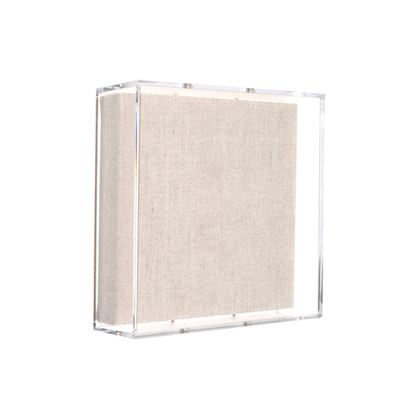 Modern UV - Grade Acrylic Shadowbox with Linen Canvas 2" Depth - Liza Pruitt