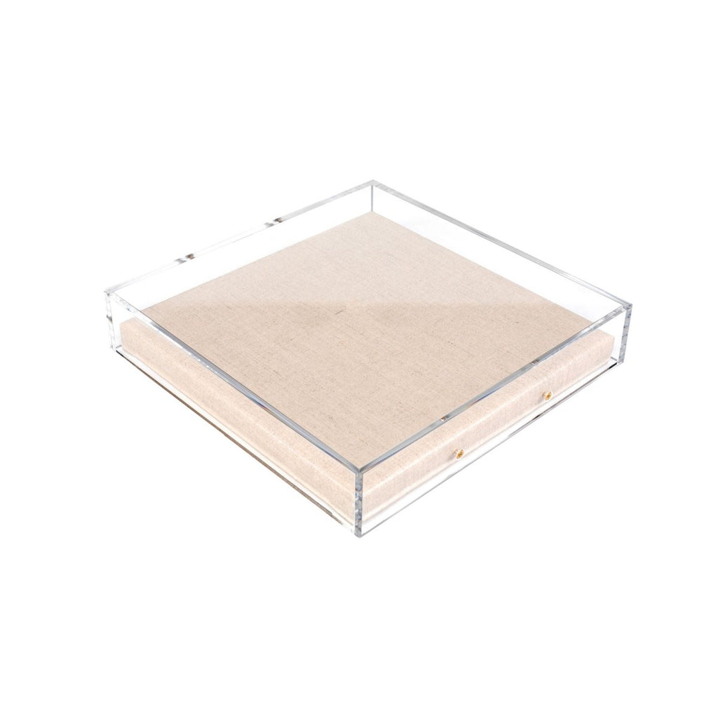 Modern UV - Grade Acrylic Shadowbox with Linen Canvas 2" Depth - Liza Pruitt