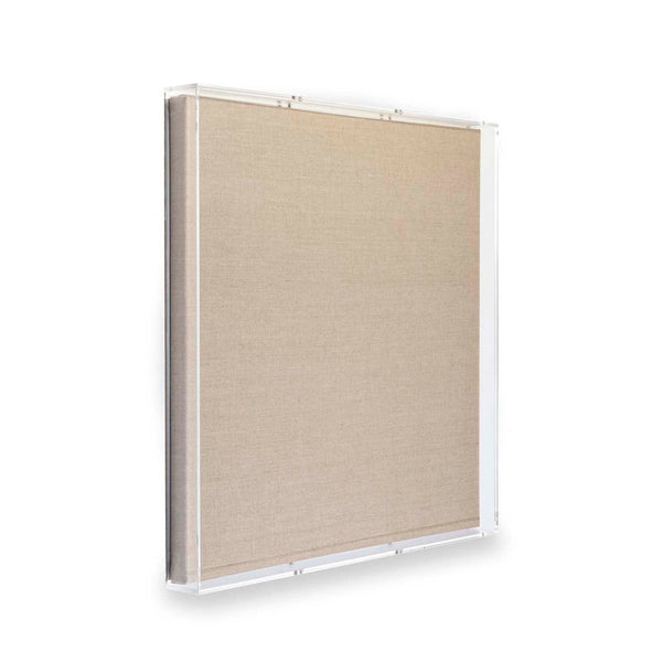 Modern UV - Grade Acrylic Shadowbox with Linen Canvas 2" Depth - Liza Pruitt