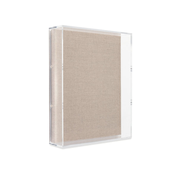 Modern UV - Grade Acrylic Shadowbox with Linen Canvas 3" Depth - Liza Pruitt