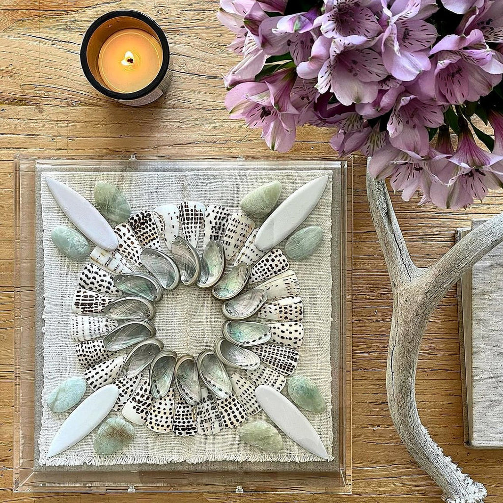 Modern UV - Grade Acrylic Shadowbox with Linen Canvas 3" Depth - Liza Pruitt