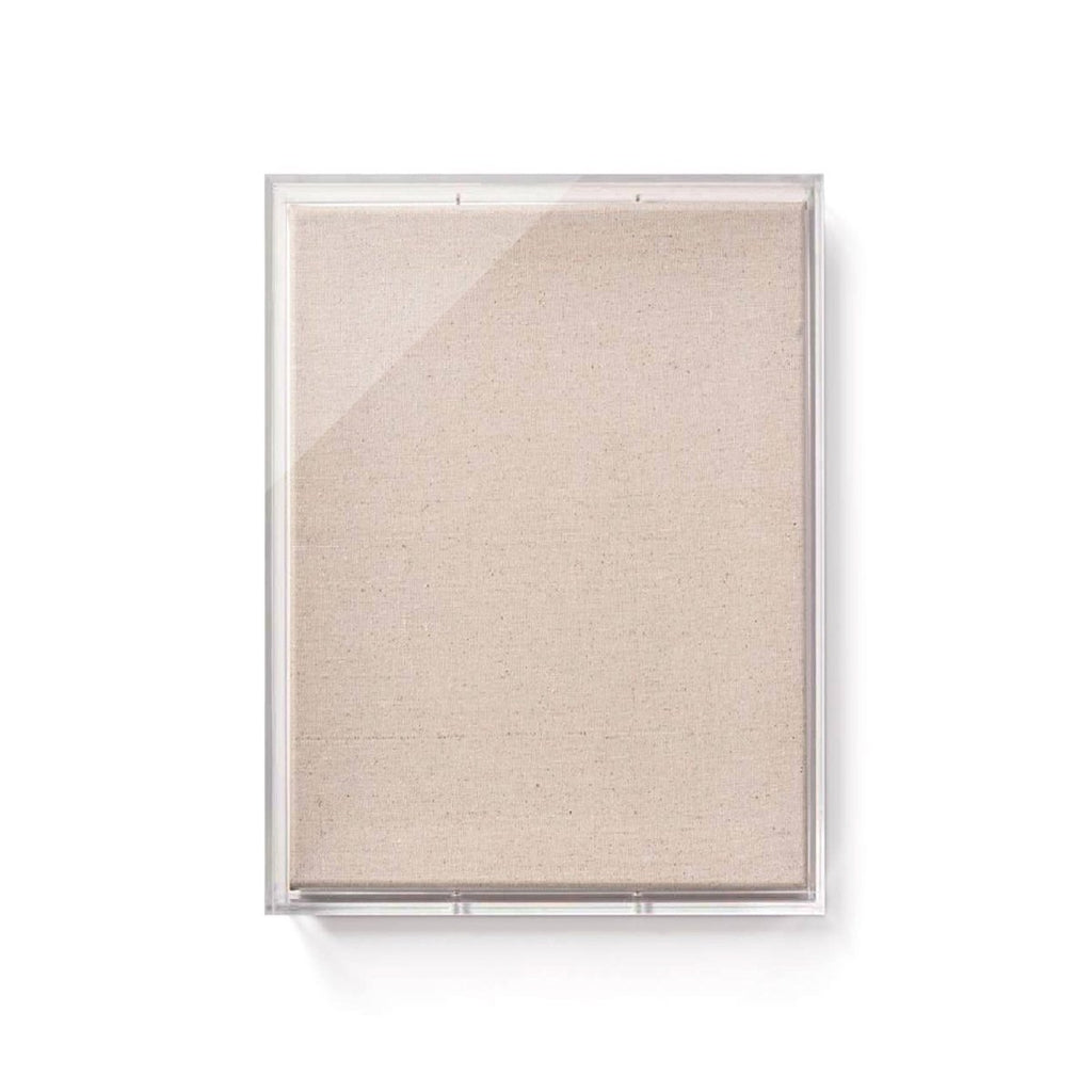 Modern UV - Grade Acrylic Shadowbox with Linen Canvas 3" Depth - Liza Pruitt
