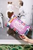 Mom Rules Needlepoint Pillow - Liza Pruitt