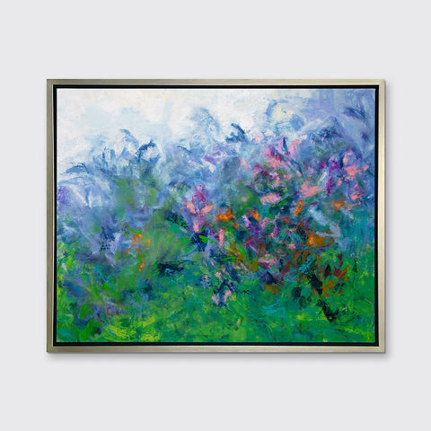 Mom's Flower Garden - Open Edition Canvas Print - Liza Pruitt