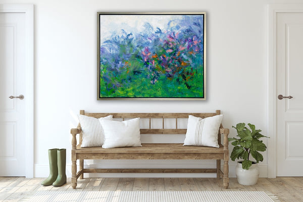 Mom's Flower Garden - Open Edition Canvas Print - Liza Pruitt